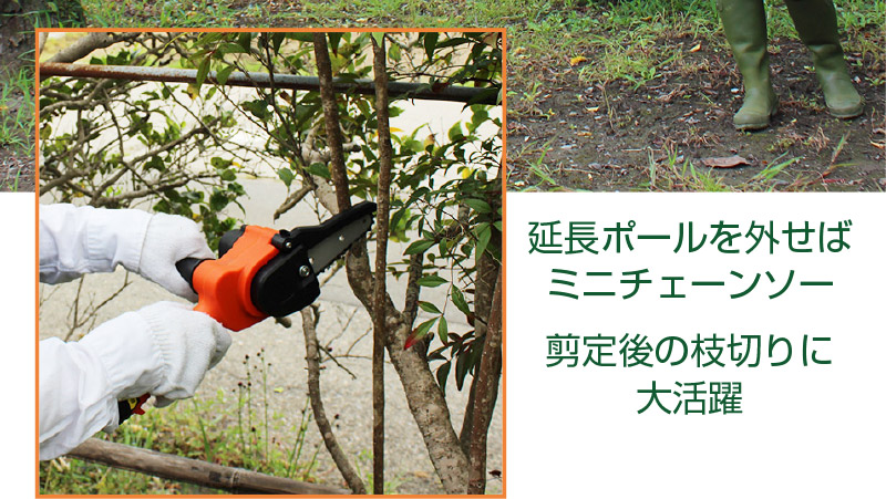高枝電動チェーンソーミニ